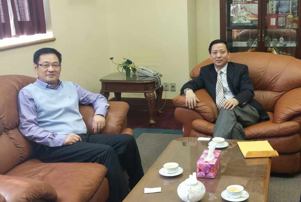 我司董事長拜訪中國駐加使館經濟商務參贊